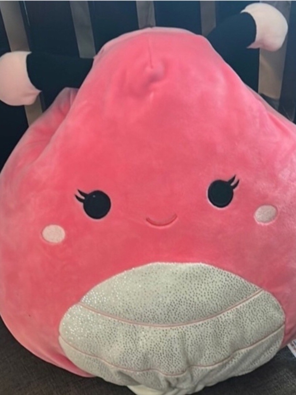 Plush Pink Sea Creature Pillow - Kids Toy